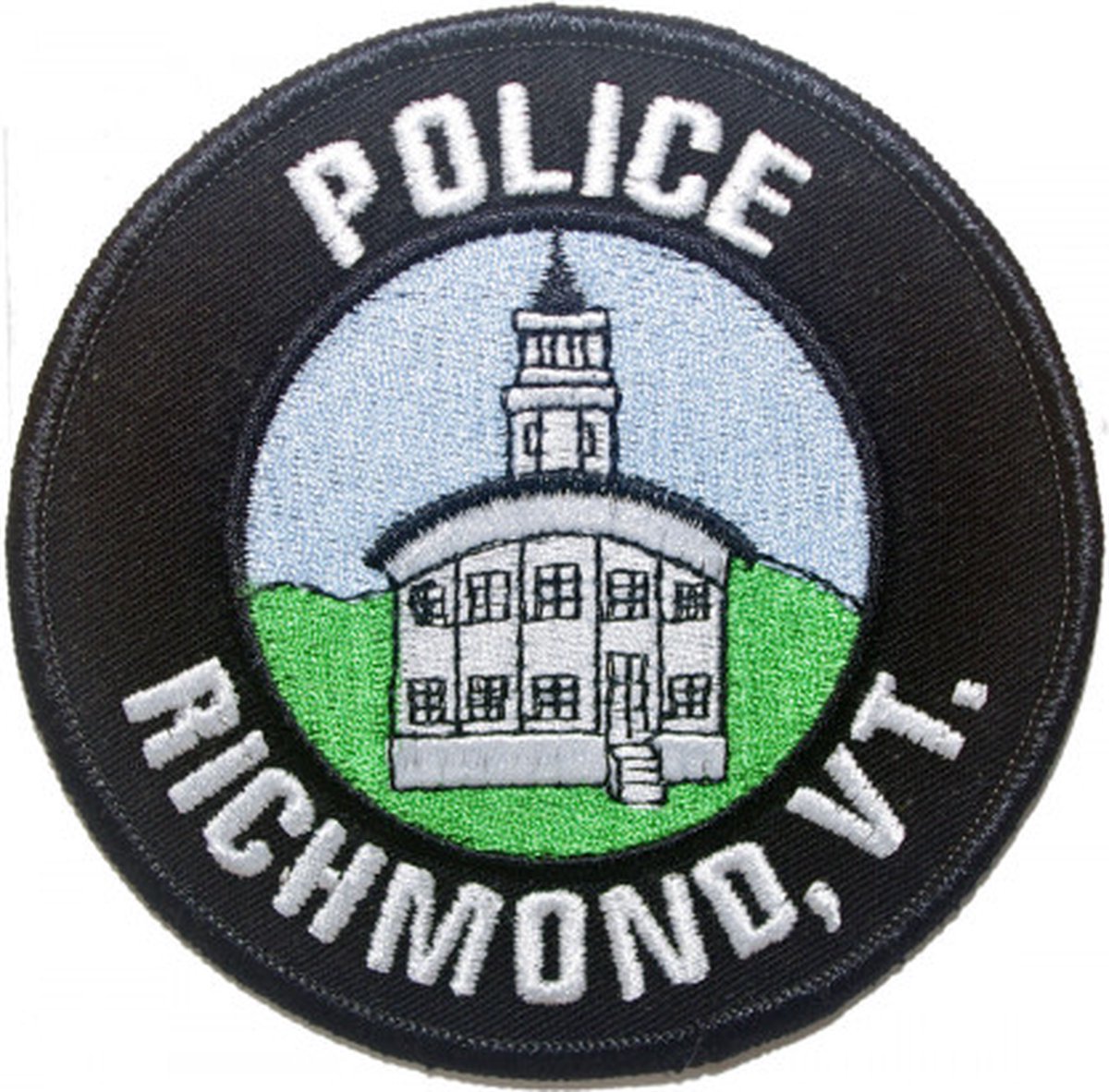 Richmond VT. Police geborduurde patch embleem | Opnaai